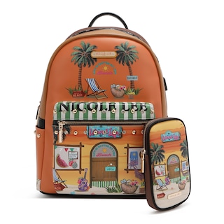 Foto 1 | Mochila Nicole Lee Print Porta Laptop Sun & Sand