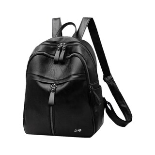 Foto 1 | Mochila Mujer Moda Mochila De Viaje De Cuero Para Mujer Lab.g Negro