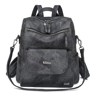 Foto 1 | ''mochila Multiuso Los Misterios Mochila Moda Lmb10002 Color Negro Diseño Liso 11l Lab.g Negra ''