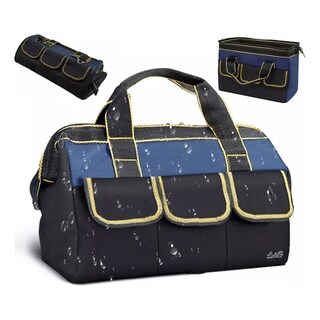 Foto 3 | Mochila Para Herramientas Con Base De Plastico Lab.g Negro