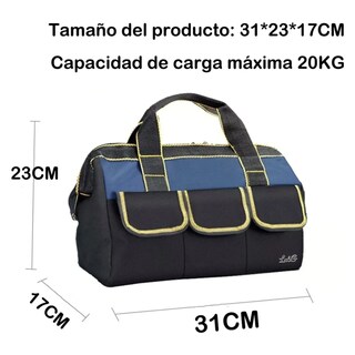 Foto 4 | Mochila Para Herramientas Con Base De Plastico Lab.g Negro