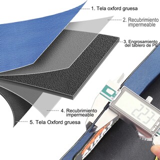 Foto 5 | Mochila Para Herramientas Con Base De Plastico Lab.g Negro