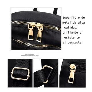 Foto 5 | ''bolsa Mochila De Moda Impermeable Cierre Antirrobo Lab.g Negro