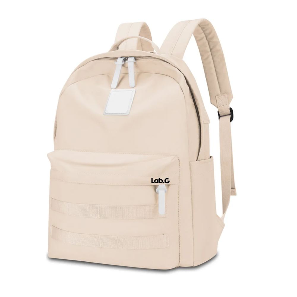 Mochilas Juvenil Estudiante Casual Lab.g,  Beige