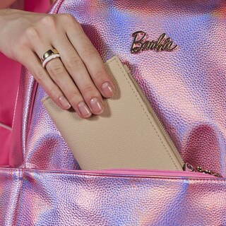 Foto 4 | Mochila Casual Barbie Rosa Brillante Cute Moñito Reforzada