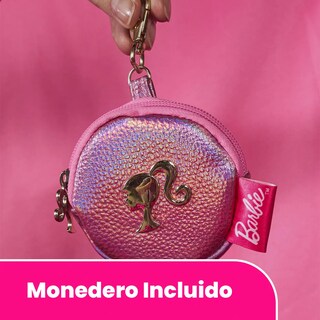 Foto 8 | Mochila Casual Barbie Rosa Brillante Cute Moñito Reforzada