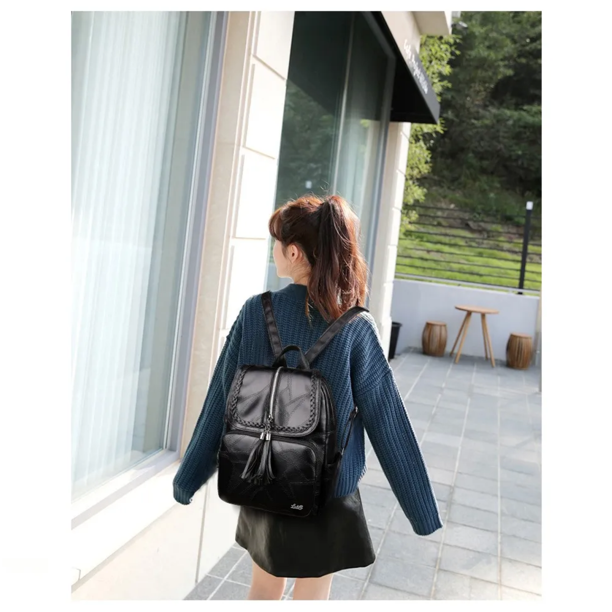 Foto 4 pulgar | Mochila Escolar Genérica Backpack 30l Lab.g Color Negro