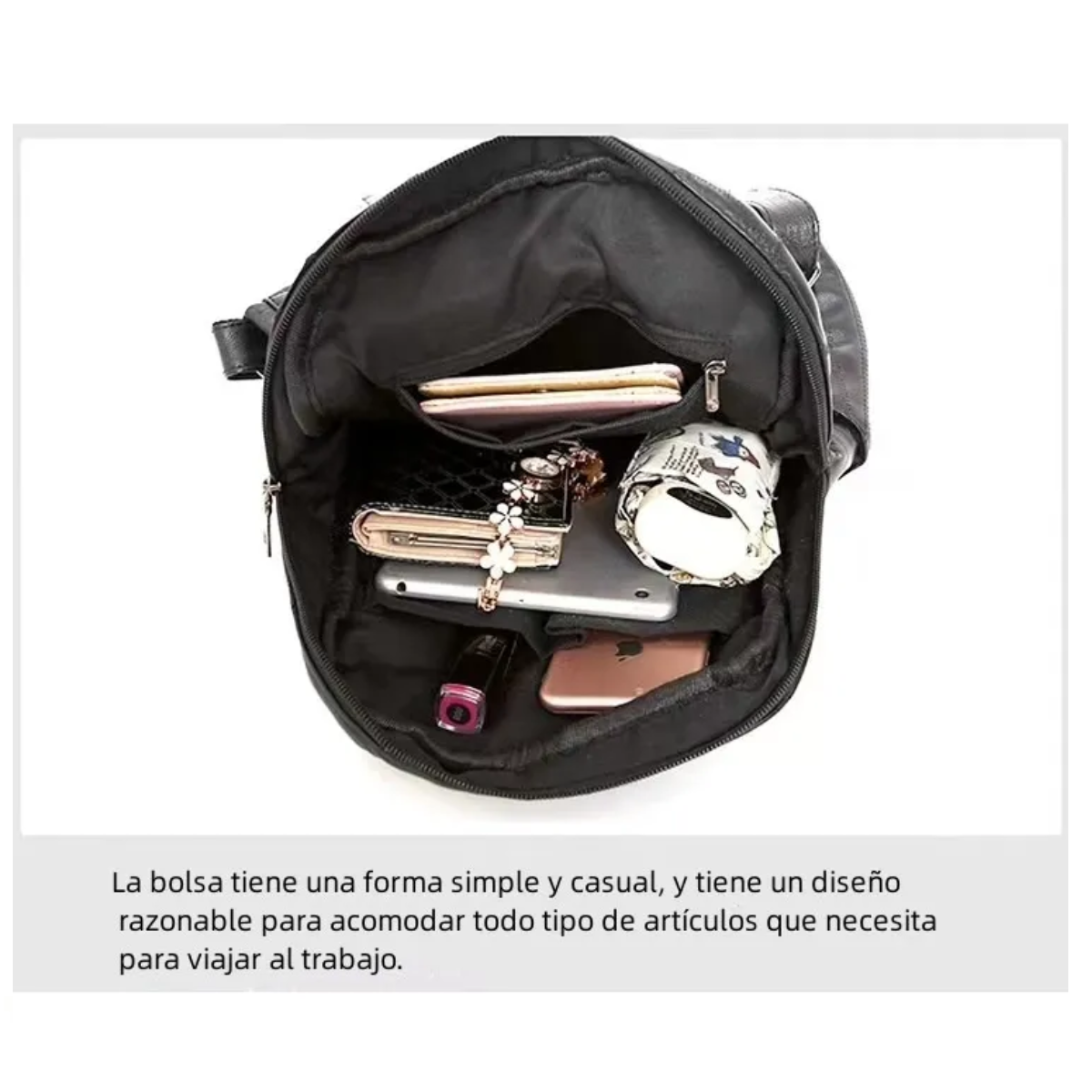 Foto 6 pulgar | Mochila Escolar Genérica Backpack 30l Lab.g Color Negro