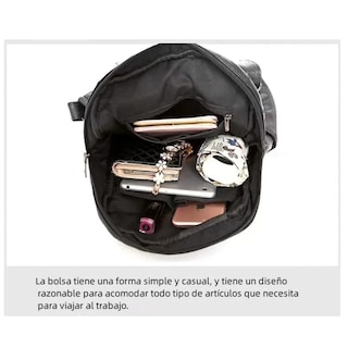 Foto 5 | Mochila Escolar Genérica Backpack 30l Lab.g Color Negro