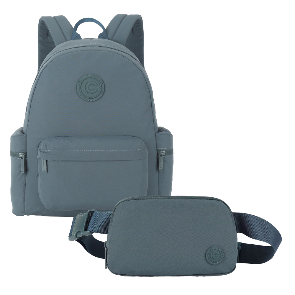 Mochila Canyon Para Laptop 14'' Con Cangurera Color Azul