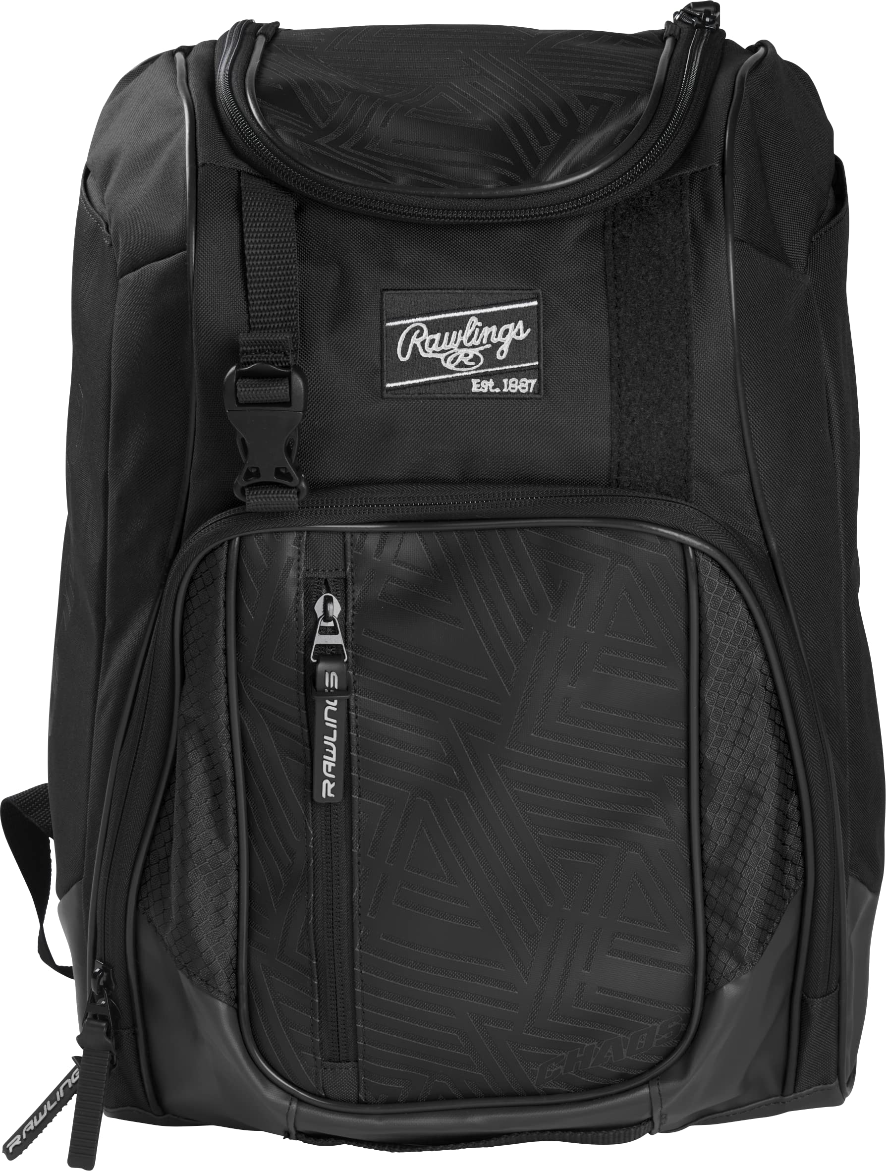 Foto 2 | Mochila Rawlings Chaos Series Para Béisbol Juvenil Negra - Venta Internacional.