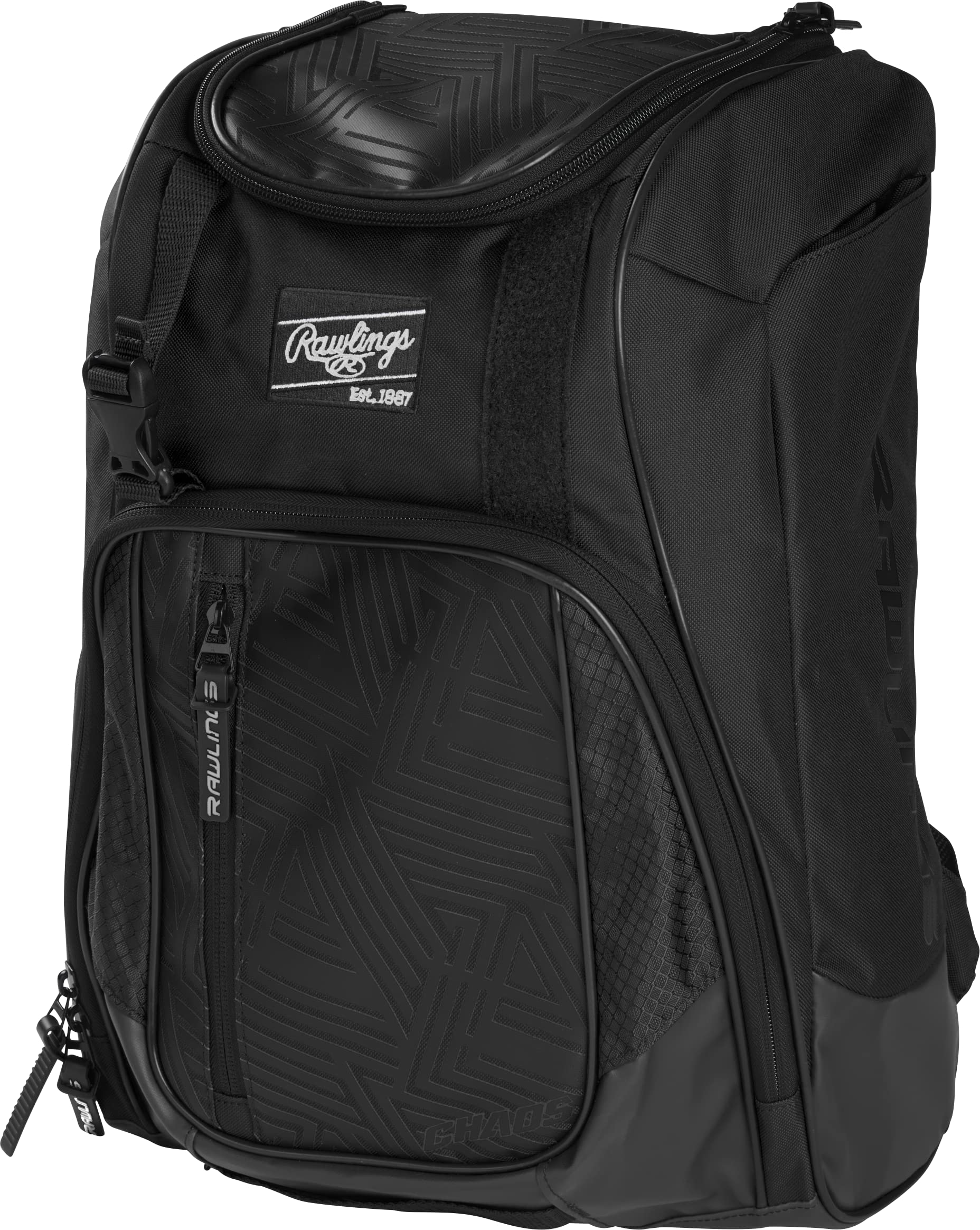 Foto 4 pulgar | Mochila Rawlings Chaos Series Para Béisbol Juvenil Negra - Venta Internacional.