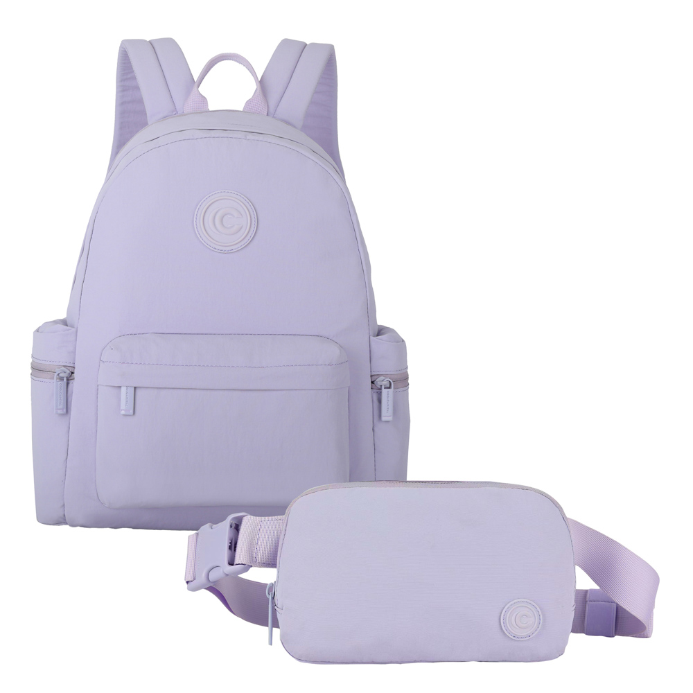 Mochila Canyon Para Laptop 14'' Con Cangurera Color Lila