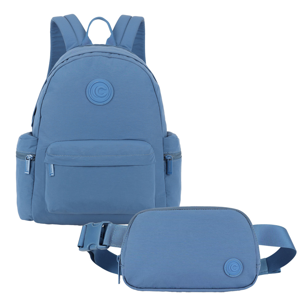 Foto 2 pulgar | Mochila Canyon Para Laptop 14'' Con Cangurera Color Azul