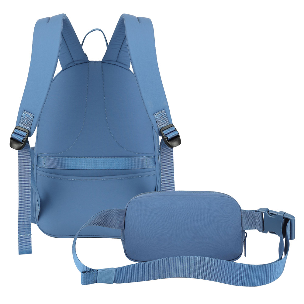 Foto 5 pulgar | Mochila Canyon Para Laptop 14'' Con Cangurera Color Azul