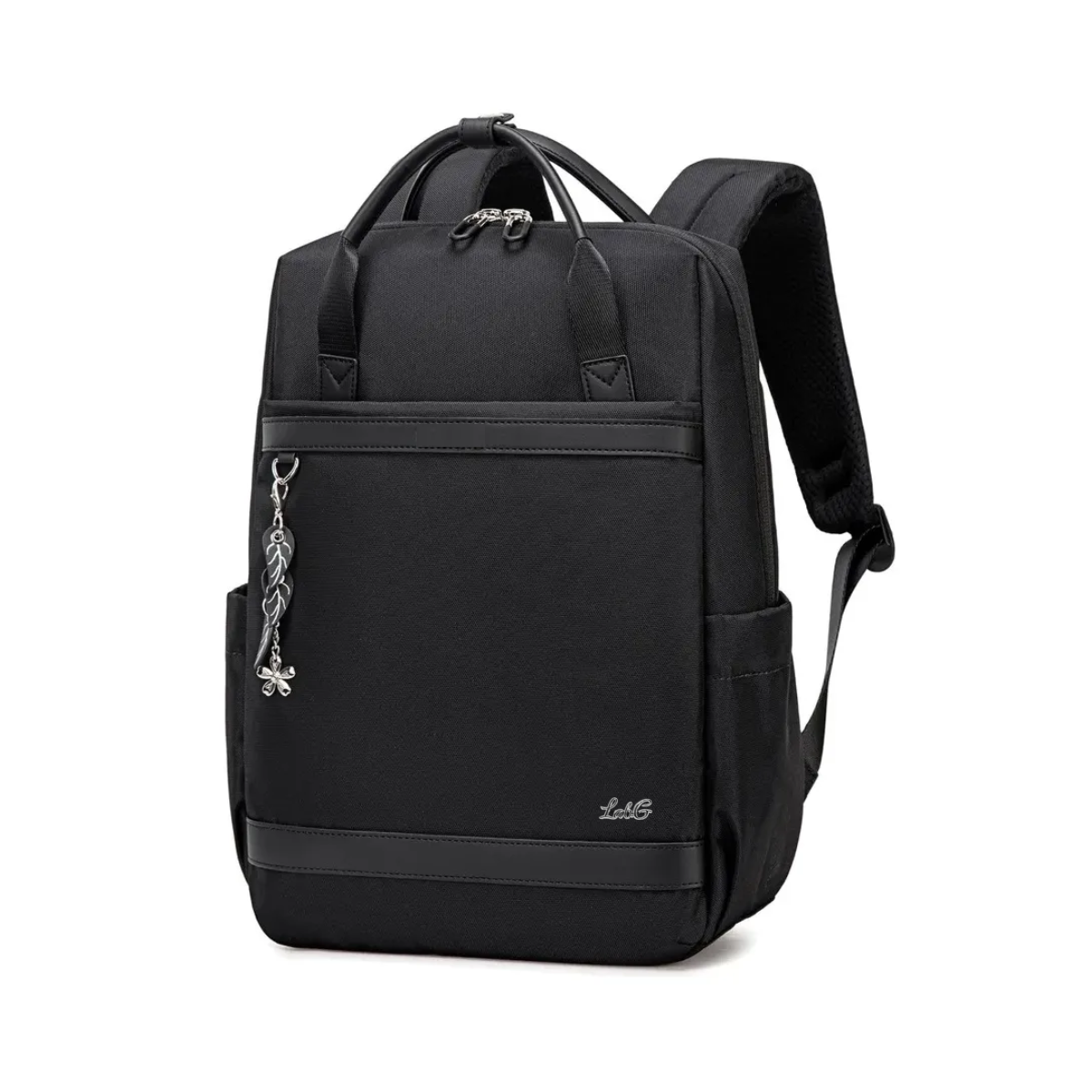 Bolsa Mochila Impermeable Para Laptop De 15.6 In Para Mujer Lab.g Negro