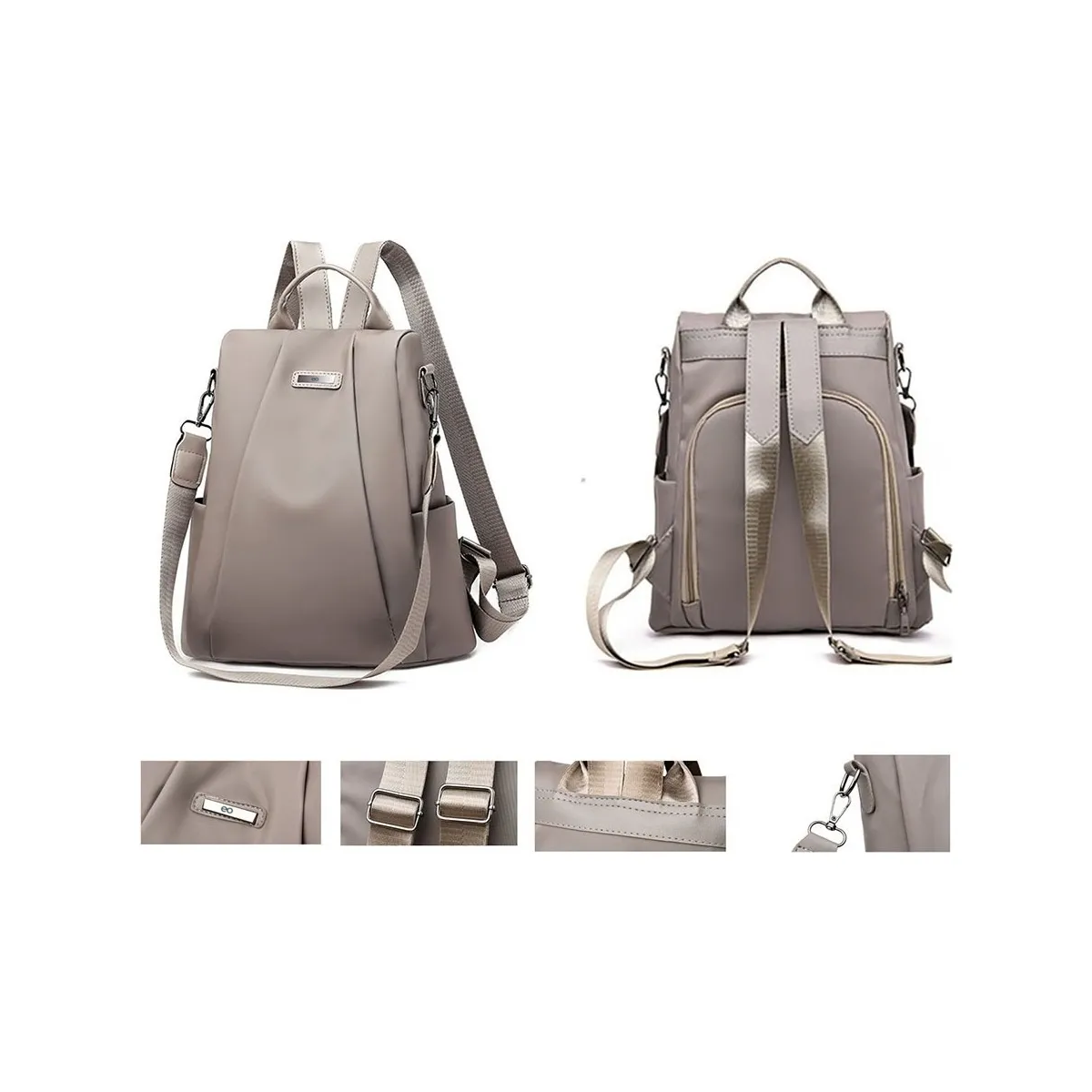 Foto 2 | Mochila Impermeable Eo Safe Imports Esi-19437 Gris