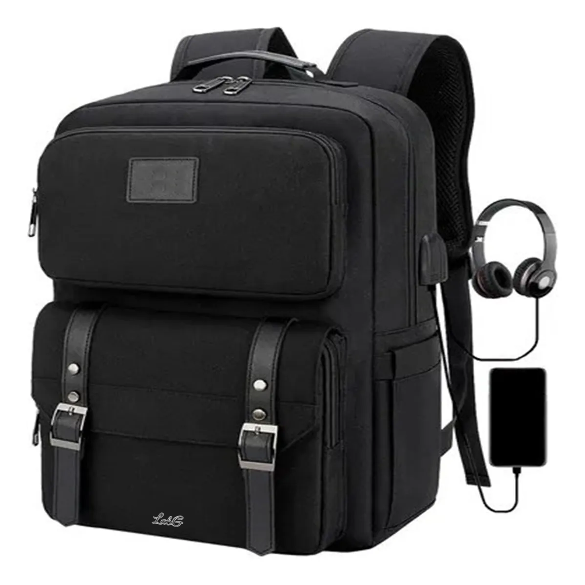 Foto 1 | Mochila Antirrobo Mochila Para Portátil Para Mujer Lab.g Negro