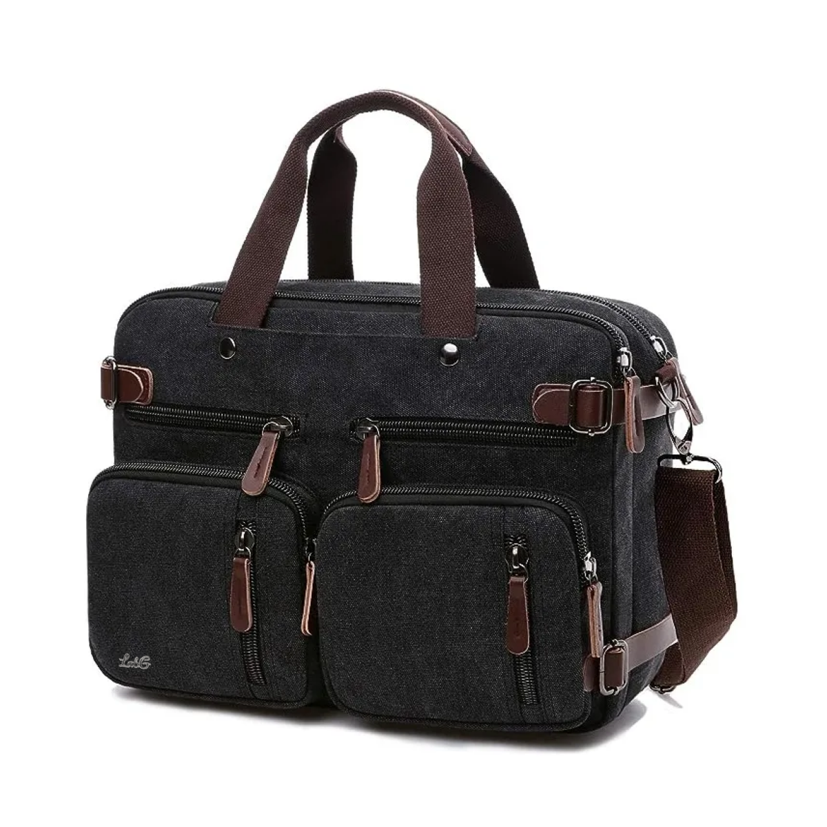 Mochila Maletín Bolso 3 En 1 Para Laptop De 17in Lab.g Negro