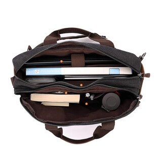 Foto 4 | Mochila Maletín Bolso 3 En 1 Para Laptop De 17in Lab.g Negro