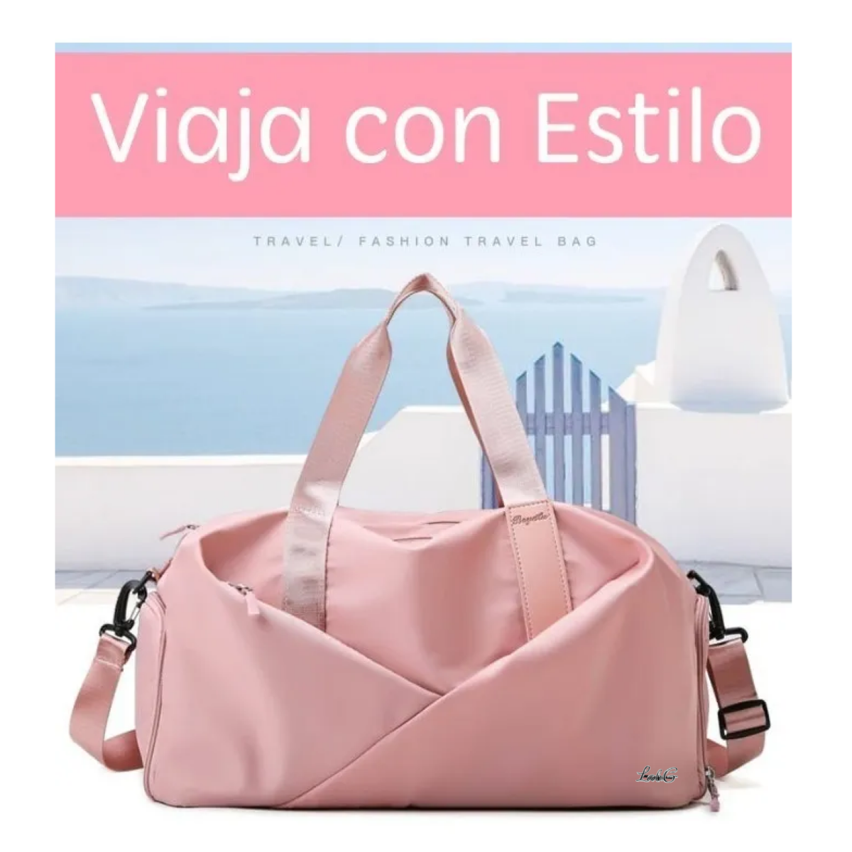Foto 5 pulgar | ''maleta Deportiva Mochila Gimnasio Bolsa Gym Ejercicio Bolso Lab.g Negro ''