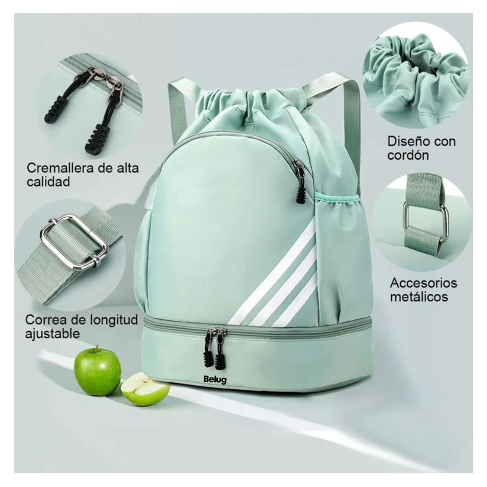 Foto 6 pulgar | Mochila Impermeable Mochilas Deportiva Belug, Verde