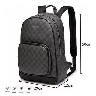 Foto 3 | Mochila Casual Multiusos Unisex, Patrón Con Cuadros Lab.g Negro