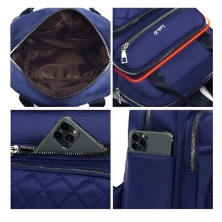 Foto 4 | Mochila Impermeable Para Mujer Lab.g, Azul Marino