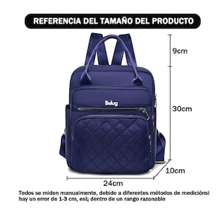 Foto 2 | Mochila Impermeable Para Mujer Belug, Azul Marino