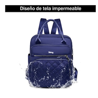 Foto 5 | Mochila Impermeable Para Mujer Belug, Azul Marino