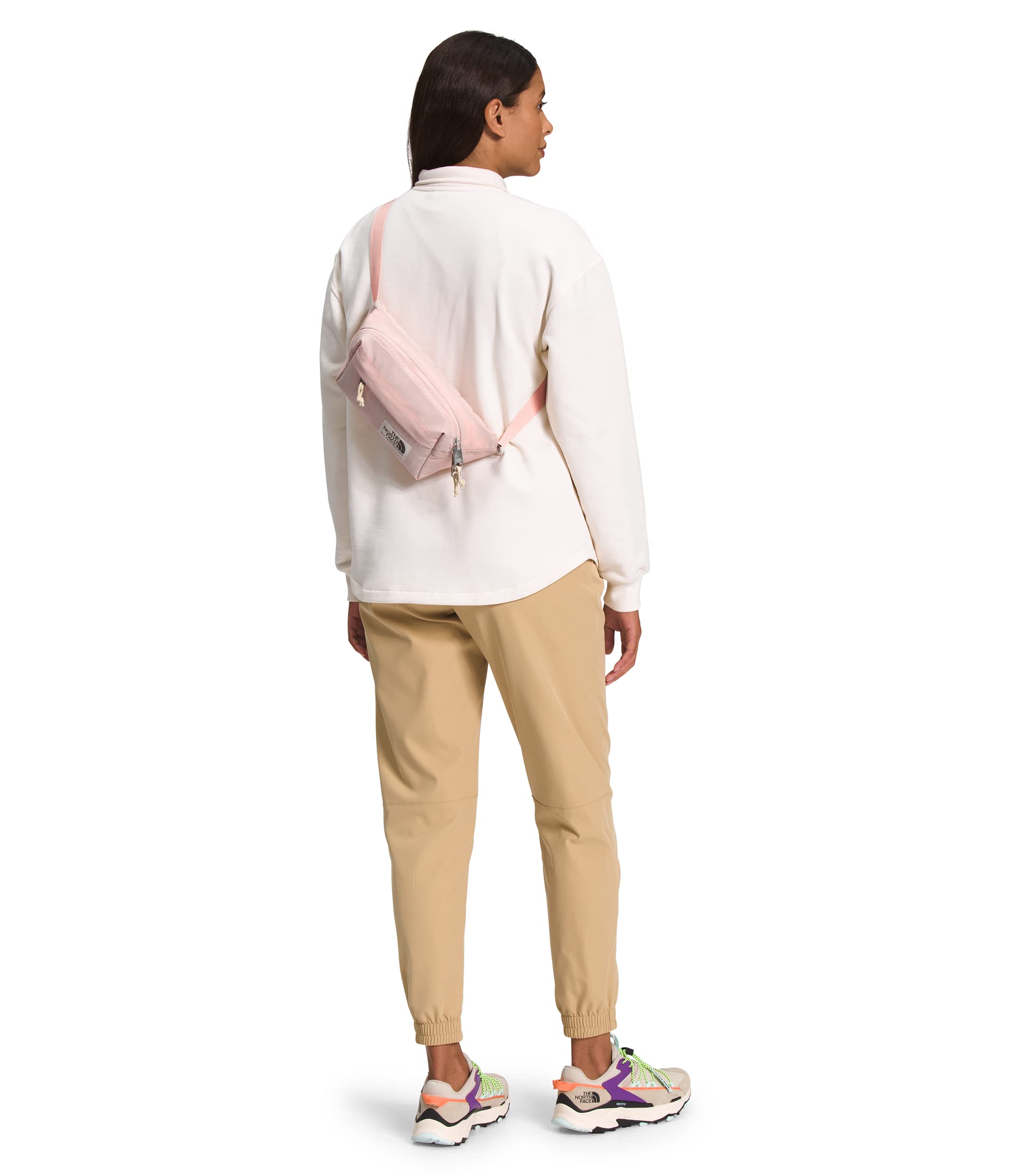Foto 6 pulgar | Riñonera The North Face Berkeley Lumbar Rosa Moss/gravel - Venta Internacional.