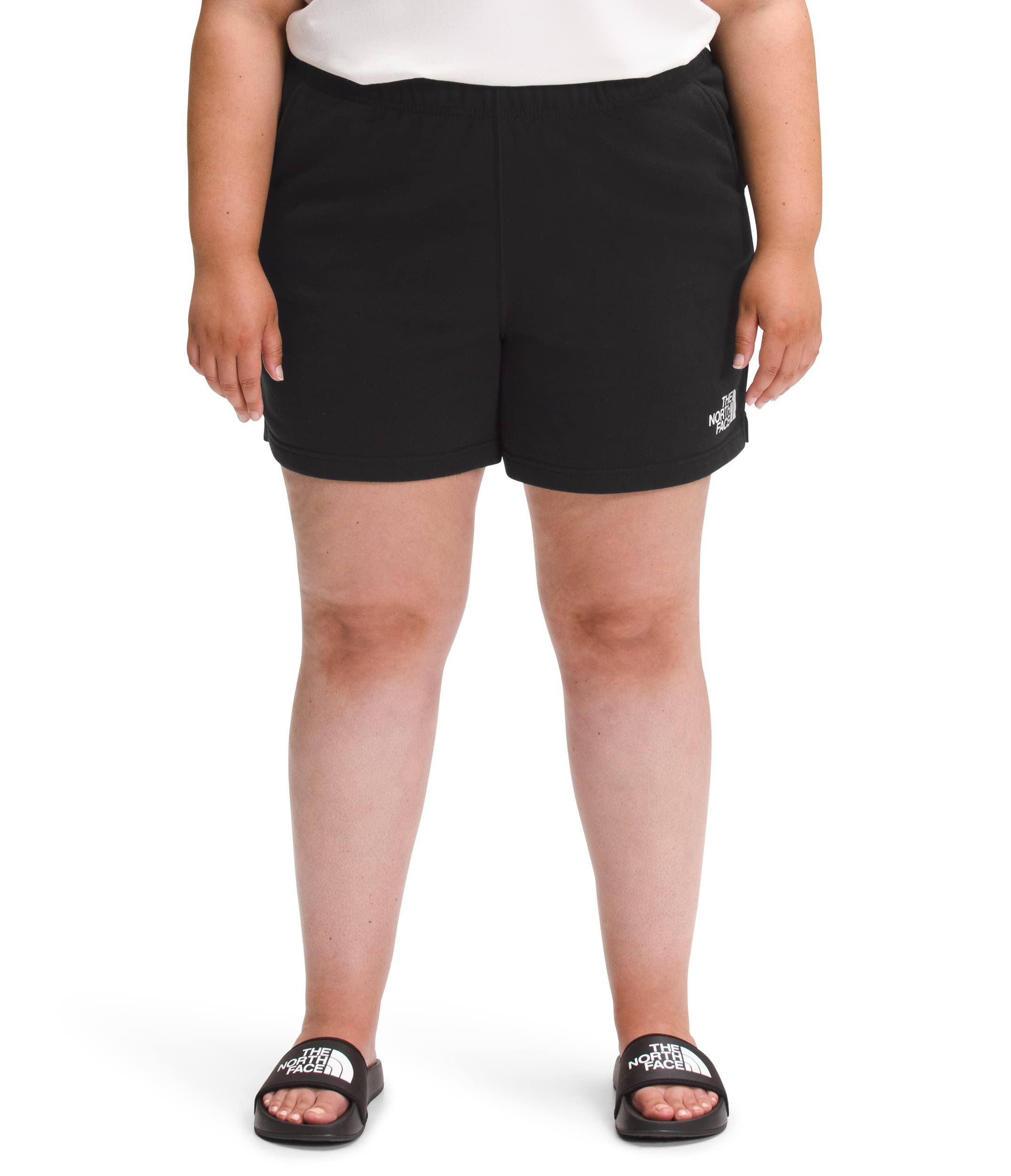 Pantalones Cortos De Forro Polar The North Face Half Dome Logo Para Mujer Tnf Black - Venta Internacional.