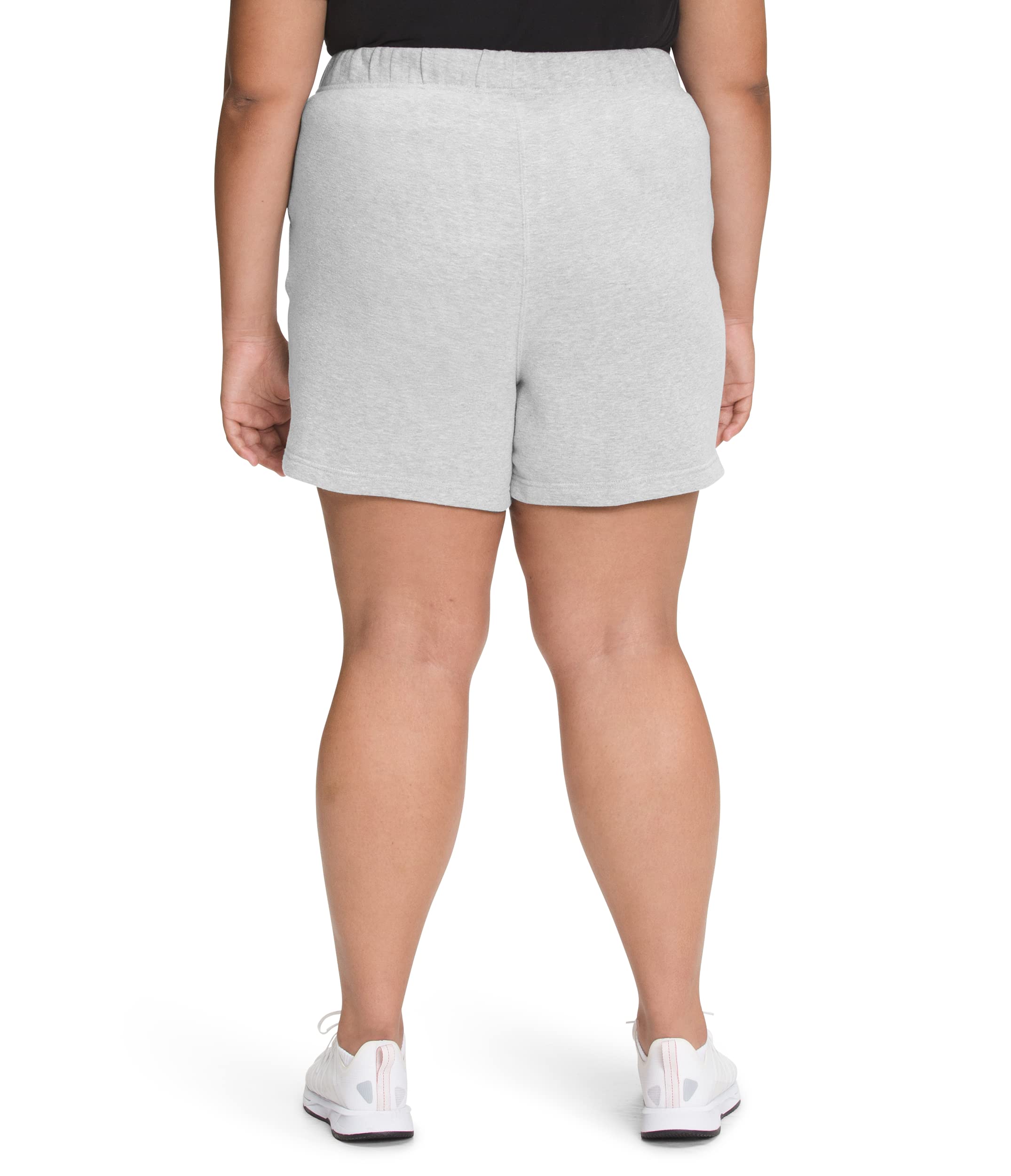 Foto 4 pulgar | Pantalones Cortos De Forro Polar The North Face Half Dome Logo Para Mujer Tnf Grey 2x - Venta Internacional.