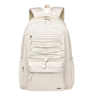 Foto 1 | Mochila Lab.g Escolar Viaje Bolsa Para Laptop 15.6 Blanco