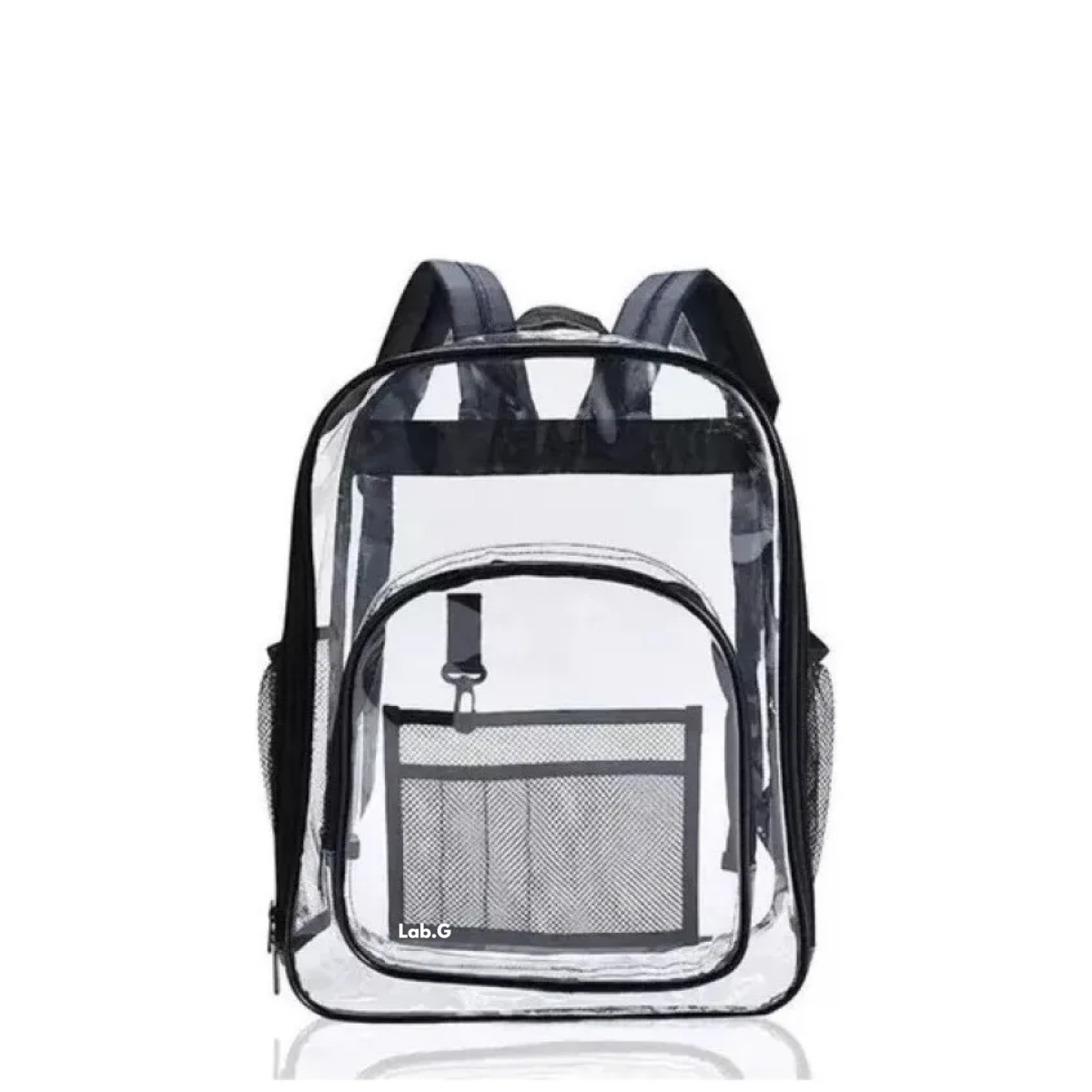 Foto 4 pulgar | Kit De Mochila Transparente Gran Capacidad Simple 3pcs Lab.g Transparente