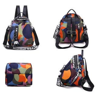Foto 3 | Bolsa Mujer Casual Juvenil Mochila Impermeable De Moda 027 Lab.g Multicolor