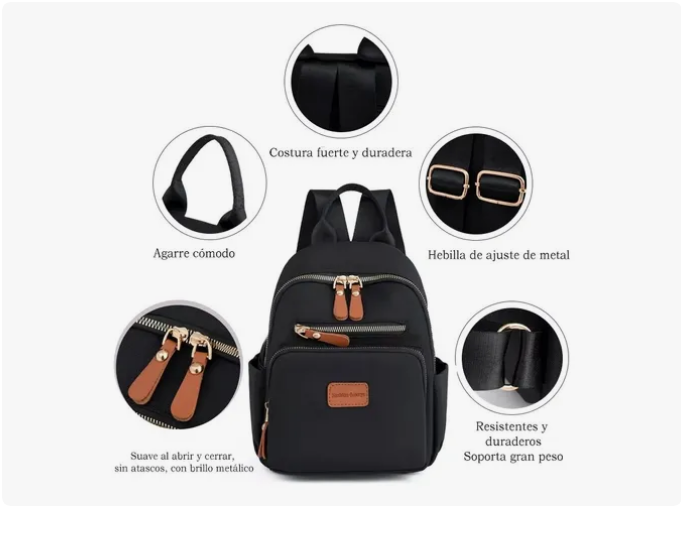 Foto 2 pulgar | Mochila Xtellar Antirrobo De Moda Para Mujer, Pequeña Y Práctica
