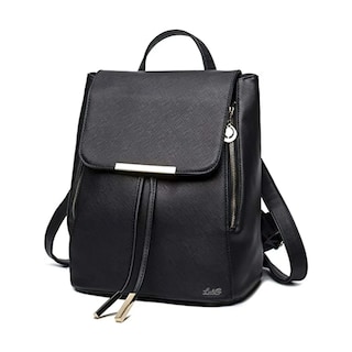 Foto 1 | Mochila Mujer Bolsa Con Metalica Lab.g Negro