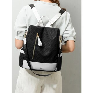 Foto 4 | ''mochila Mujer Paño De Oxford Impermeable Anti-robo Monedero Lab.g Negra