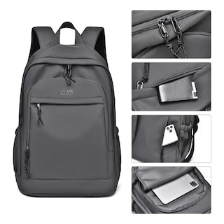 Foto 2 | ''mochila Escolar, Tono Dark, Diseño Lisa 32l Lab.g Gris