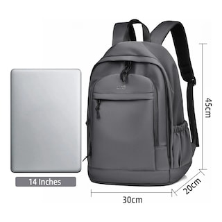 Foto 4 | ''mochila Escolar, Tono Dark, Diseño Lisa 32l Lab.g Gris