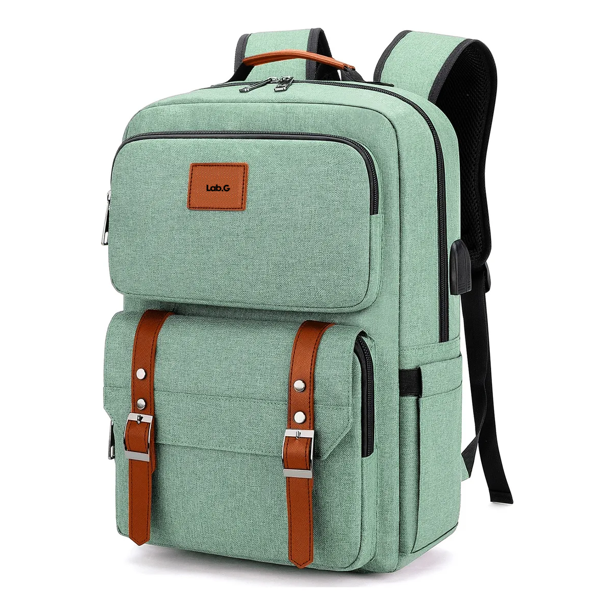 Mochila Antirrobo Mochila Para Portátil Mochilas De Viaje Lab.g Verde