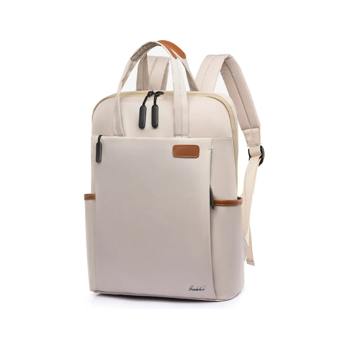 Foto 1 | Mochila Para Laptop Bolsa De Tela Oxford Color Lab.g Gris