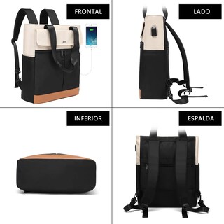 Foto 3 | Mochila De Viaje 45l Expandible Eo Safe Imports Esi-19859 Negro