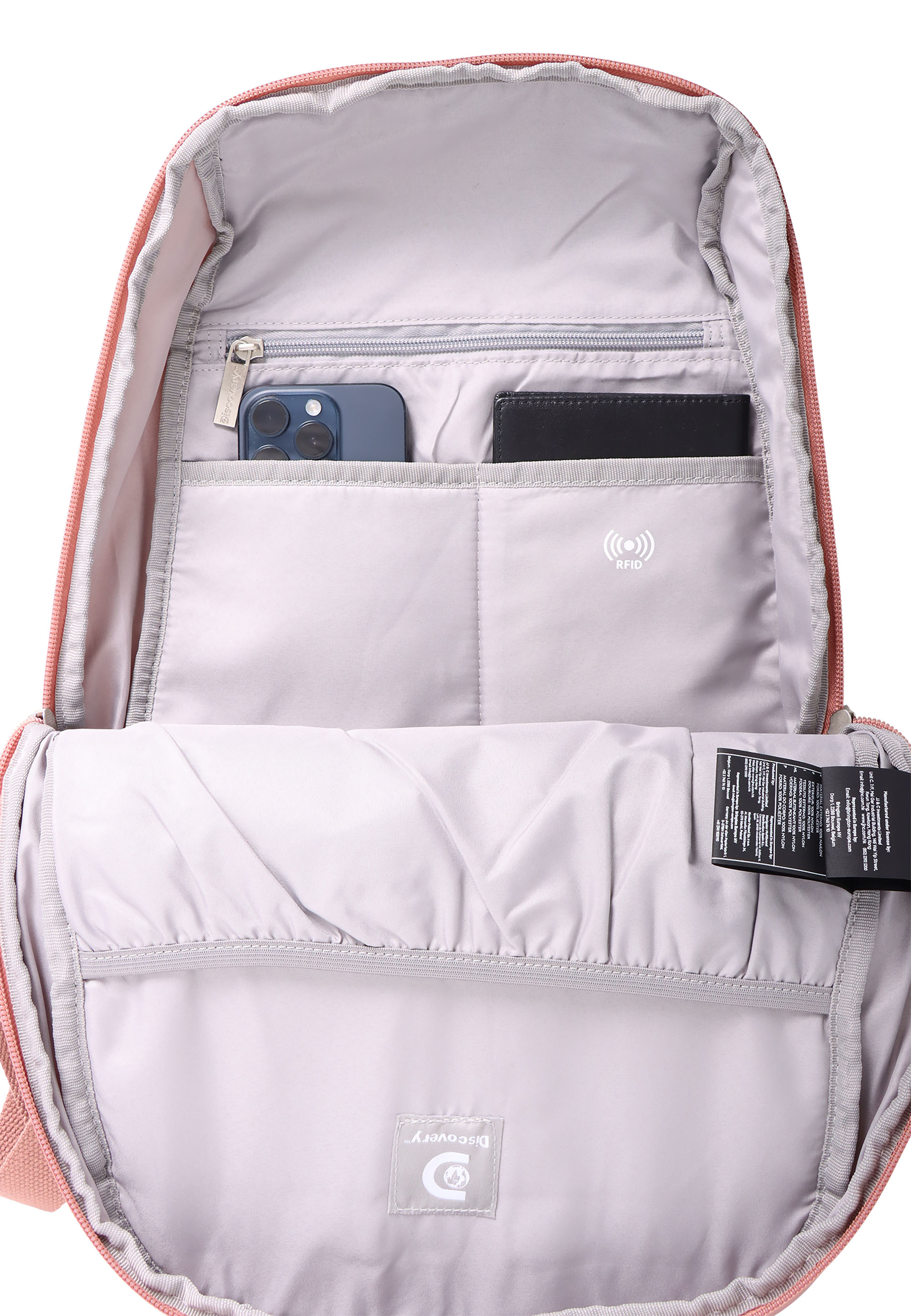 Foto 6 pulgar | Mochila Commuter Color Rosa Discovery