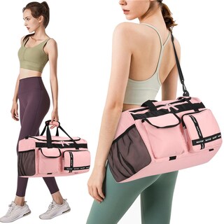 Foto 3 | Bolsa De Viaje Maxtop, Bolsa De Gimnasio Para Mujer, Rosa Con Compartimento Para Zapatos - Venta Internacional.
