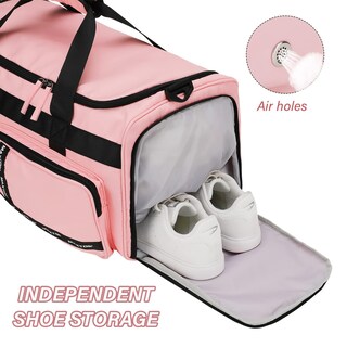 Foto 5 | Bolsa De Viaje Maxtop, Bolsa De Gimnasio Para Mujer, Rosa Con Compartimento Para Zapatos - Venta Internacional.