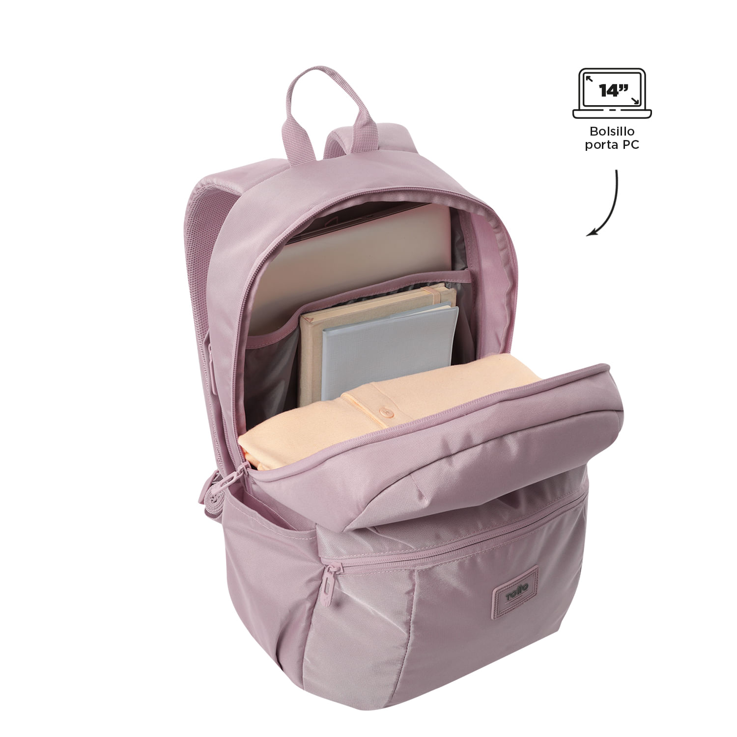 Foto 5 pulgar | Mochila Mediana Porta Laptop 14 | 15 L Trik M