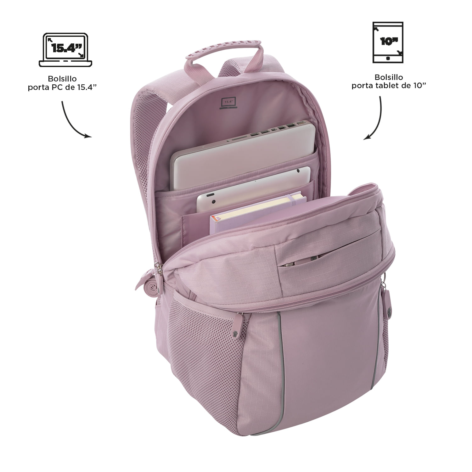 Foto 5 pulgar | Mochila Ergonómica Grande Porta Laptop 15.4 | 32 L Cambri 2.0
