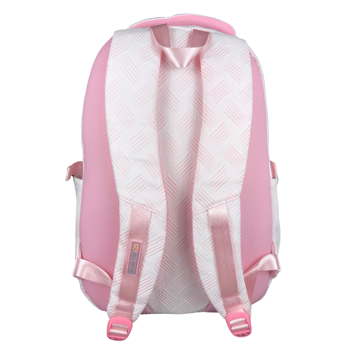 Foto 5 | Mochila Golden Star Escolar Rayas Y Llavero Df-4502 Rosa